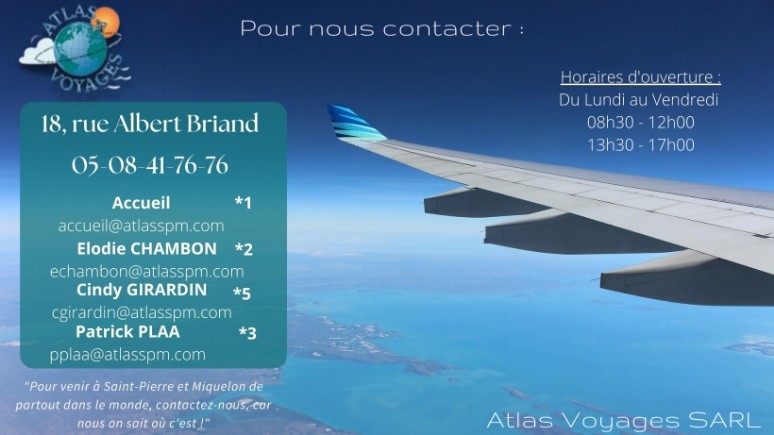   - Empresa Atlas Voyages Sarl en Saint-Pierre-et-Miquelon